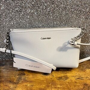 Calvin Klein Light Gray Crossbody Bag